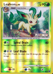 Leafeon 24/100 Reverse Holo Promo Card - 2009 Burger King Campaign Exclusive